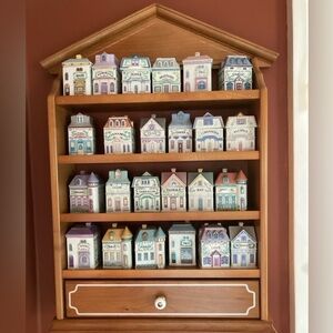 The HIGHLY coveted complete Lenox Spice Village Collection, Original Spice Rack.
